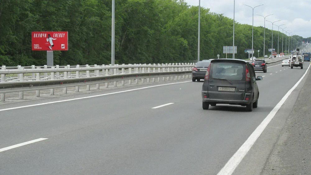 Фотография рекламного носителя, тип: Билборд 3x6, адрес: Кемерово-Ленинск-Кузнецкий-Новокузнецк а/д., поз.3, Кемерово, Кемеровская область, Россия. Сторона Б №847036