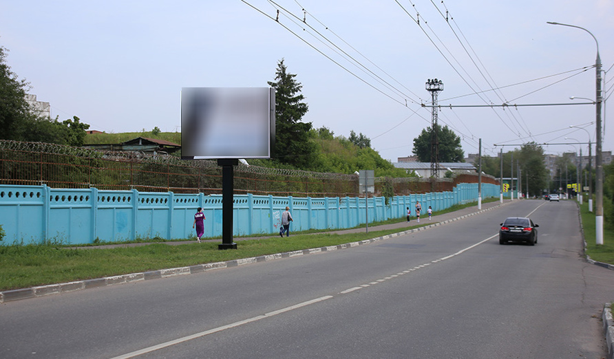 Фотография рекламного носителя, тип: Ситиборд 2.7x3.7, адрес: Железнодорожная ул., д.2, Подольск, Московская область, Россия. Сторона B №999328