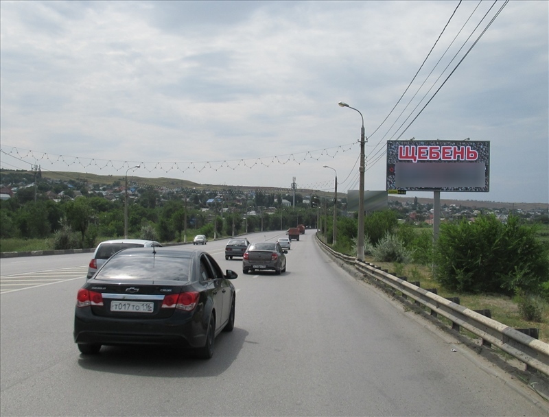 Фотография рекламного носителя, тип: Билборд 3x6, адрес: Героев Сталинграда пр-т, съезд с путепровода, Волгоград, Волгоградская область, Россия. Сторона А №596118