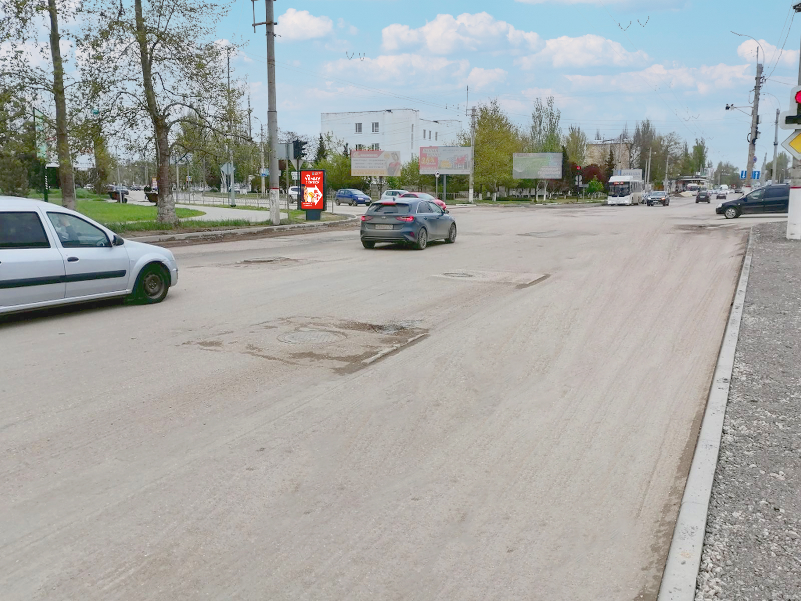 Фотография рекламного носителя, тип: Ситиформат 1.8x1.2, адрес: Маршала Еременко ул. Х Мирошника ул., Керчь, Республика Крым, Россия. Сторона B №1046940