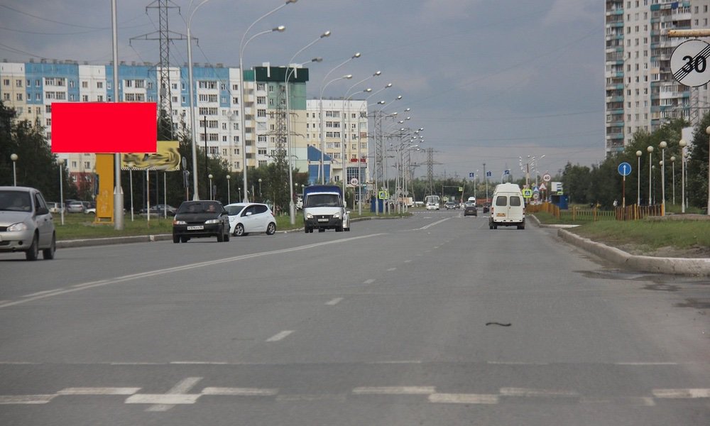 Фотография рекламного носителя, тип: Билборд 3x6, адрес: Северная ул., Прокуратура, Нижневартовск, Ханты-Мансийский автономный округ – Югра, Россия. Сторона Б №676281