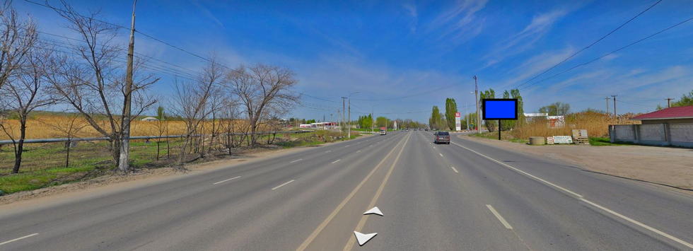 Фотография рекламного носителя, тип: Билборд 3x6, адрес: Лазоревая ул., д.366а Х Михаила Фрунзе ул., АЗС Лукойл, Волгоград, Волгоградская область, Россия. Сторона A №999622