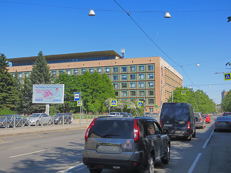 Фотография рекламного носителя, тип: Билборд 3x6, адрес: Фрунзе ул. Х Ленсовета ул., поз.1, Санкт-Петербург, Россия. Сторона В №639196