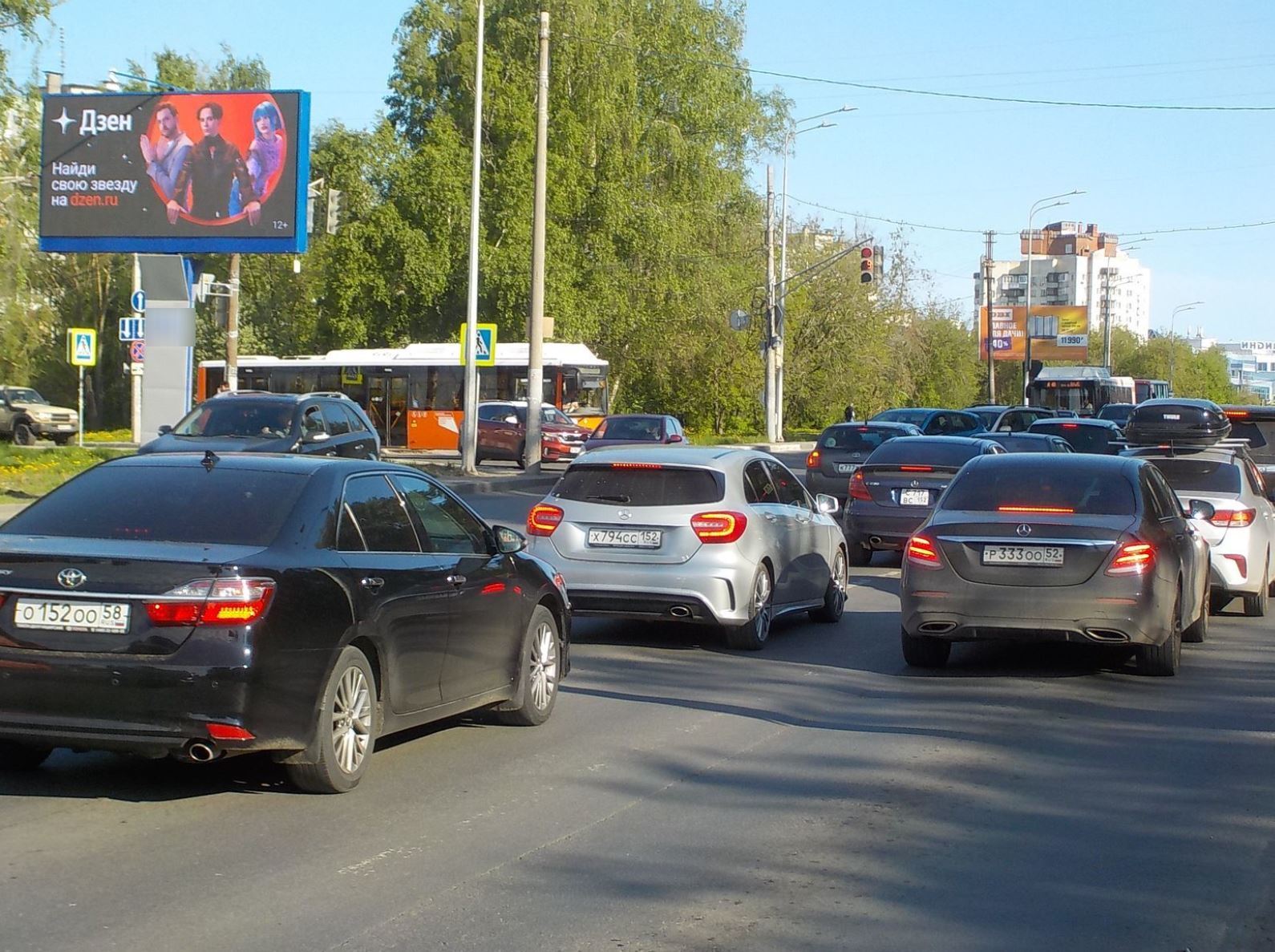 Фотография рекламного носителя, тип: Билборд 3x6, адрес: Казанское ш., д.10, корп.1, Нижний Новгород, Нижегородская область, Россия. Сторона Б1 №1024252