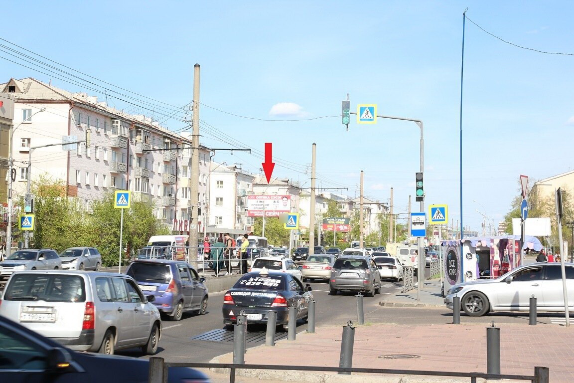 Фотография рекламного носителя, тип: Билборд 3x6, адрес: Жердева ул., м-н Выстрел, Улан-Удэ, Республика Бурятия, Россия. Сторона А №697176