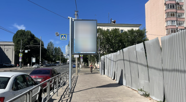 Фотография рекламного носителя, тип: Панель-кронштейн, адрес: Галактионовская ул., д. 125 Х Рабочая ул., Самара, Самарская область, Россия. Сторона A №1079363