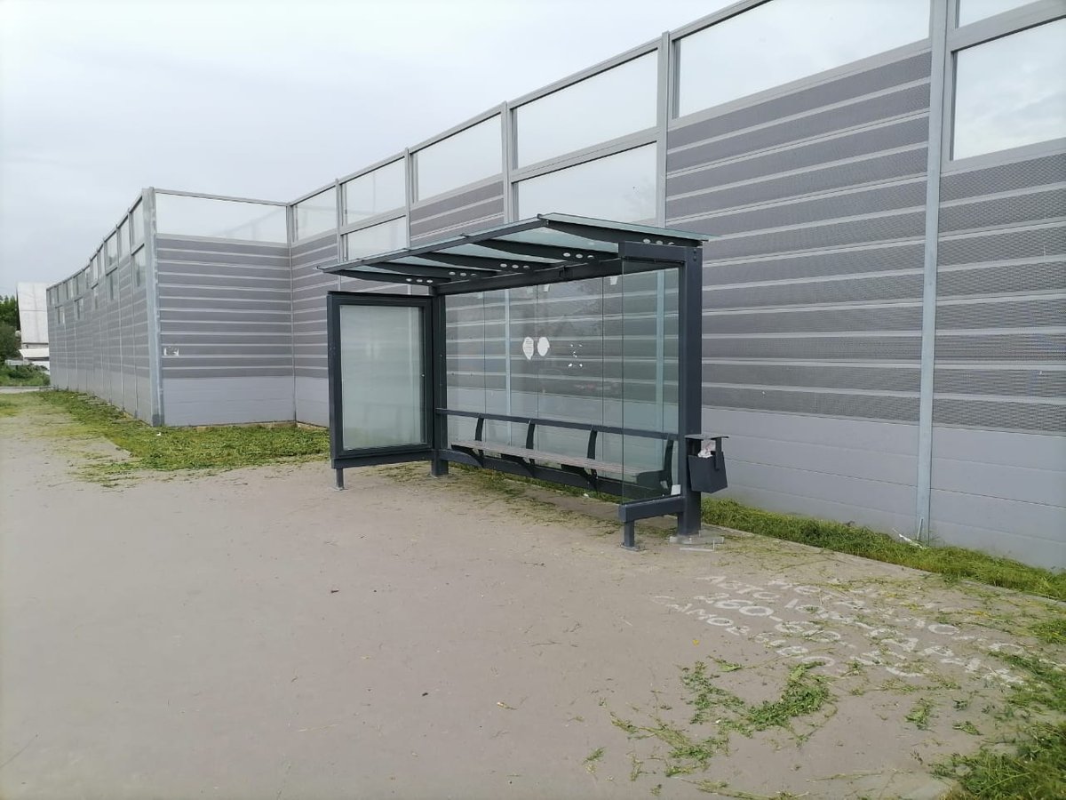 Фотография рекламного носителя, тип: Остановка 1.8x1.2, адрес: Борисковская ул., д.36, Казань, Республика Татарстан, Россия. Сторона А №1006967