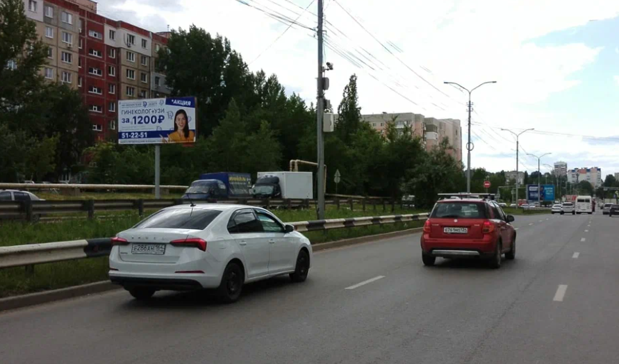 Фотография рекламного носителя, тип: Билборд 3x6, адрес: Тархова,24(п.Солнечный), Саратов, Саратовская область, Россия. Сторона Б №1006526