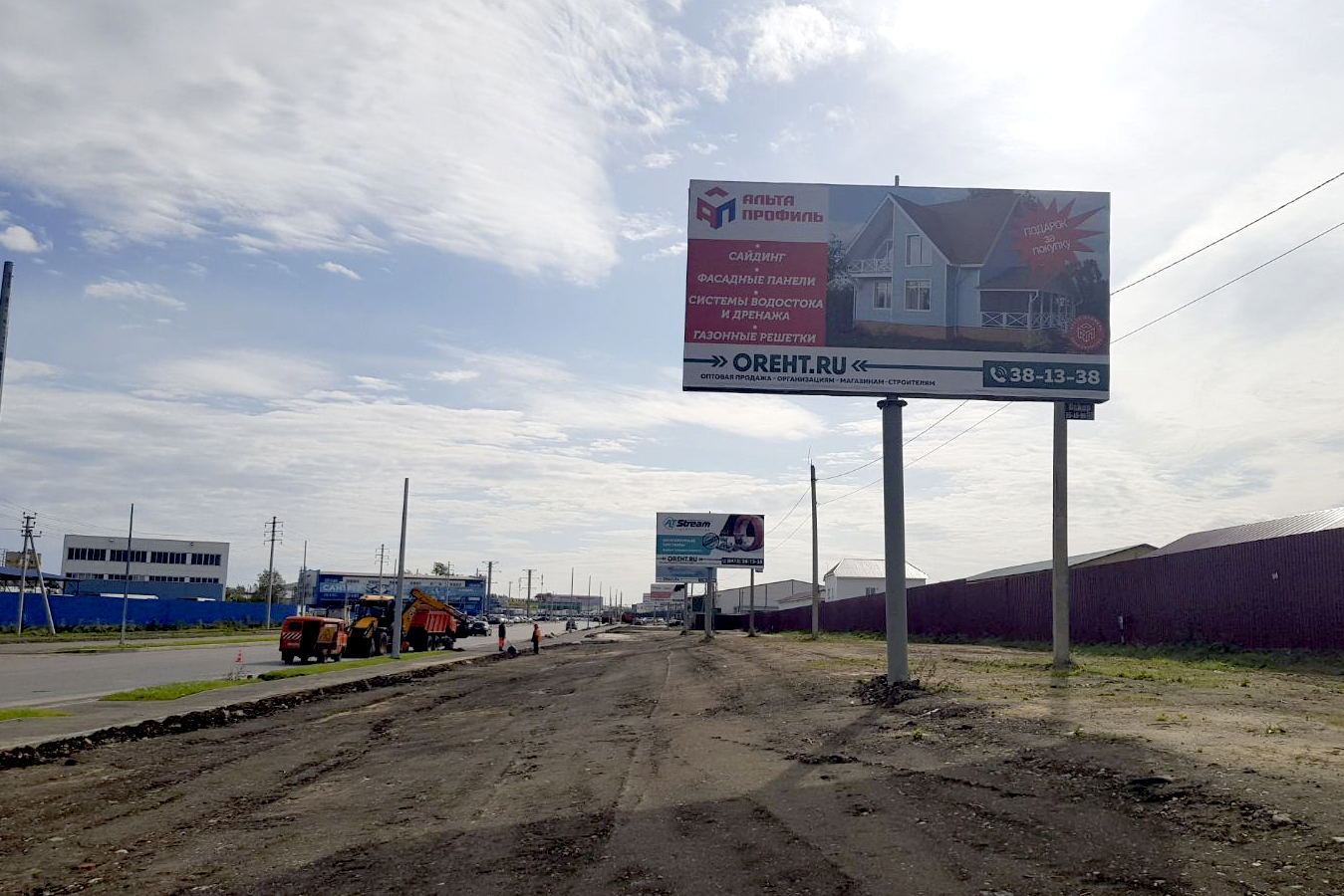 Фотография рекламного носителя, тип: Билборд 3x6, адрес: Рябова ул., д.1а, поз.2, Пенза, Пензенская область, Россия. Сторона A №1325023