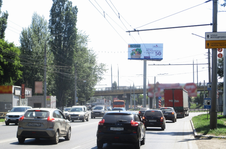 Фотография рекламного носителя, тип: Суперсайт 5x12, адрес: Шехурдина ул. Х Ипподромная ул., поз.2, Саратов, Саратовская область, Россия. Сторона Б №328579