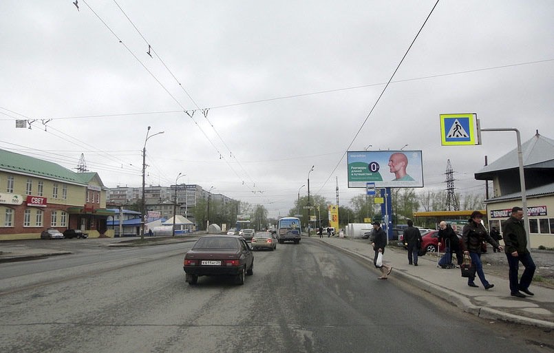 Фотография рекламного носителя, тип: Билборд 3x6, адрес: Московский пр-т., д.25, поз.1, Архангельск, Архангельская область, Россия. Сторона А №667297