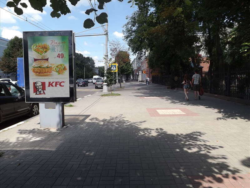 Фотография рекламного носителя, тип: Ситиформат 1.8x1.2, адрес: Революции пр-т., д.19, поз.2, Воронеж, Воронежская область, Россия. Сторона А №559244