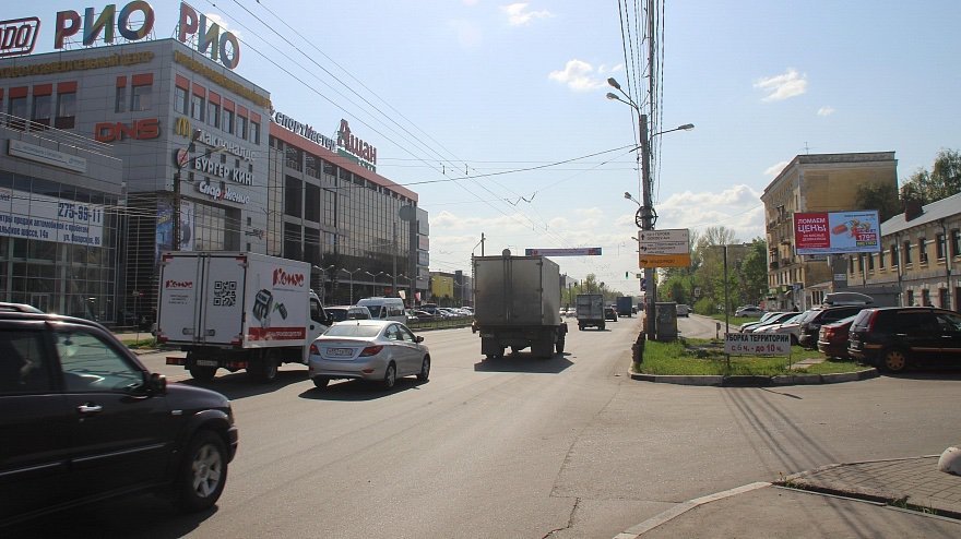 Фотография рекламного носителя, тип: Билборд 3x6, адрес: Московское ш., д.75 Х Сормовский поворот, Нижний Новгород, Нижегородская область, Россия. Сторона A1-А10 №761031