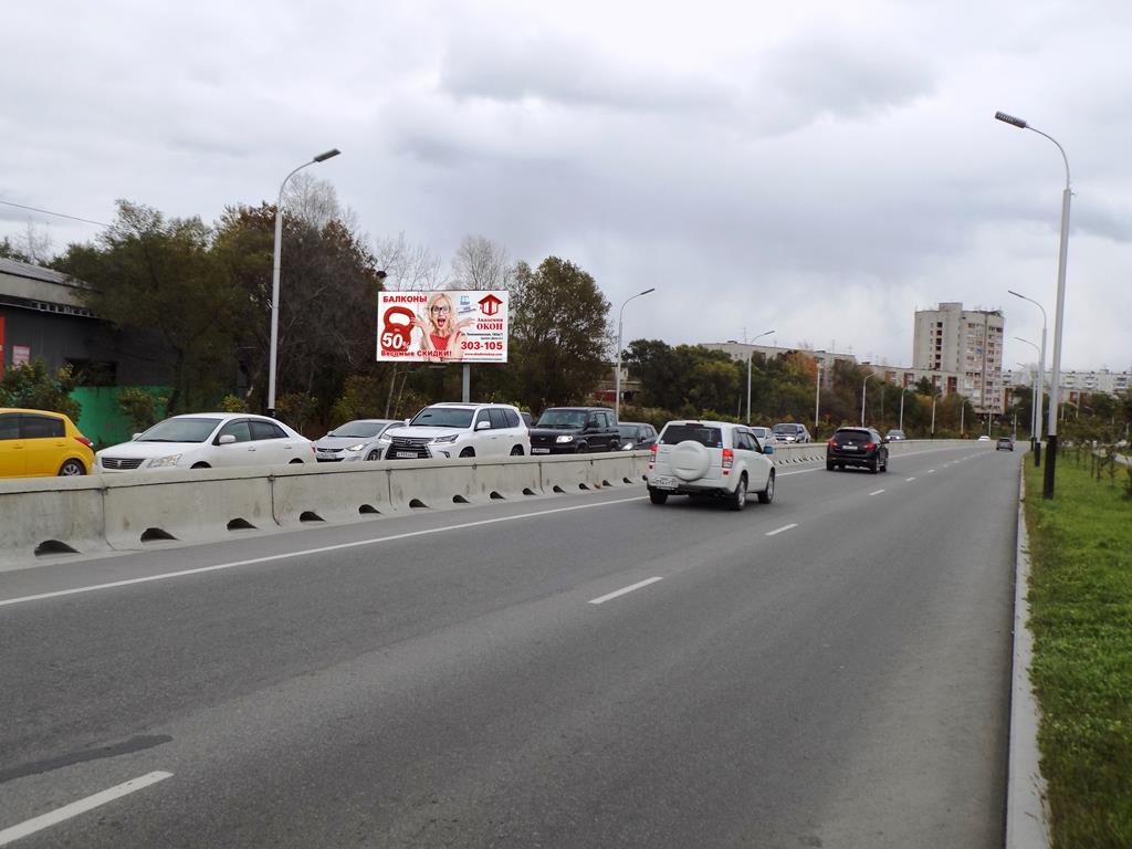 Фотография рекламного носителя, тип: Билборд 3x6, адрес: Орлова ул. Х Лермонтова ул., д.3, Хабаровск, Хабаровский край, Россия. Сторона Б №591348