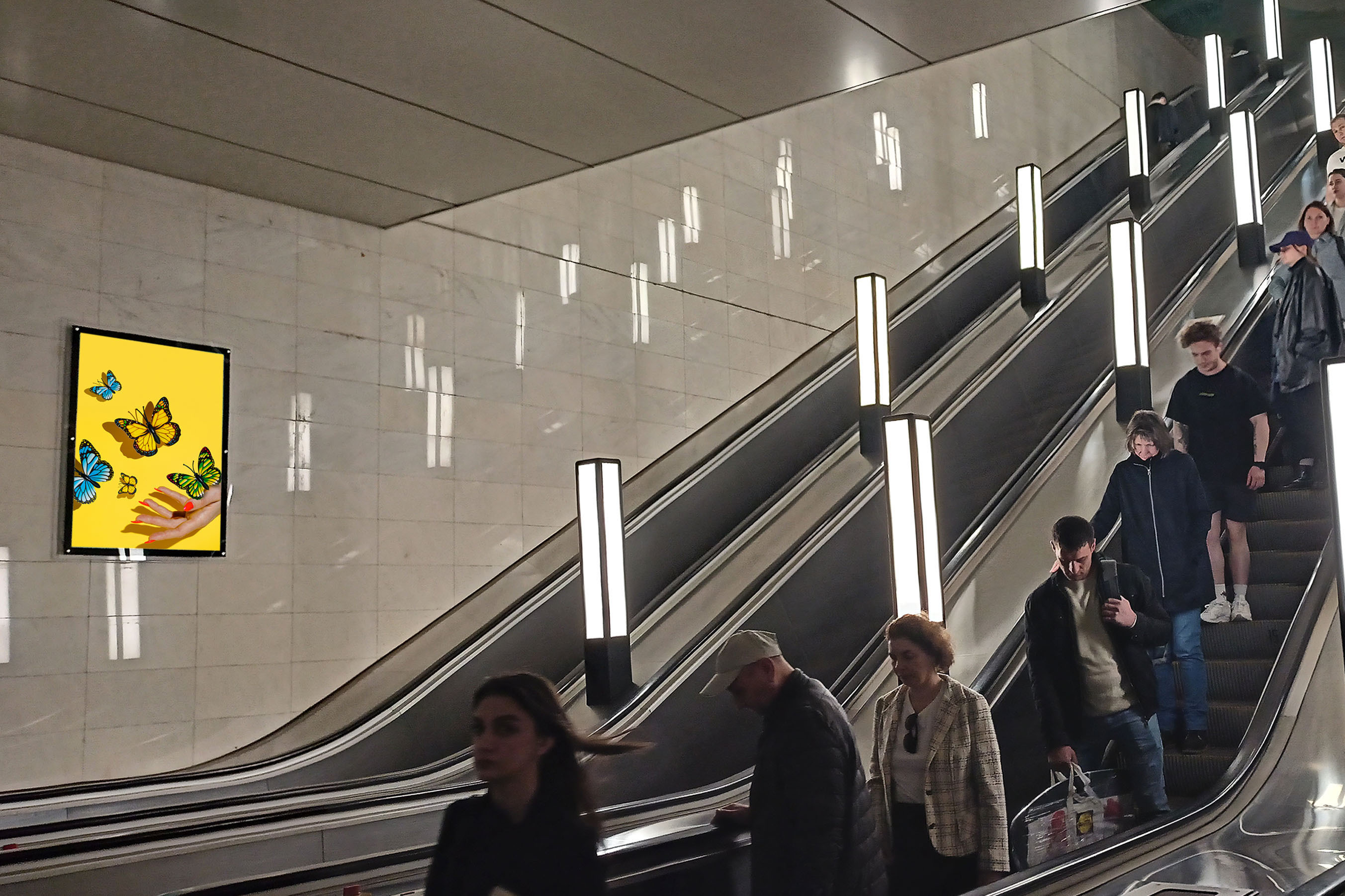 Фотография рекламного носителя, тип: Кристалайт, адрес: Станция метро «Косино», линия Некрасовская, Москва, Россия. Сторона/вариант A №1055305