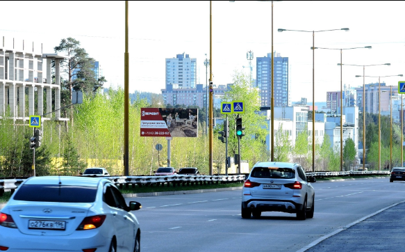 Фотография рекламного носителя, тип: Билборд 3x6, адрес: Базовый пер., д.21, поз.4, Екатеринбург, Свердловская область, Россия. Сторона B №1056023