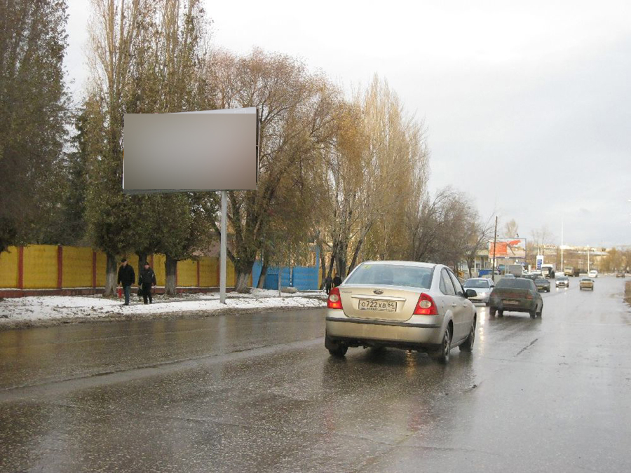 Фотография рекламного носителя, тип: Билборд 3x6, адрес: Новоастраханское ш., д.75, Саратов, Саратовская область, Россия. Сторона B №418533
