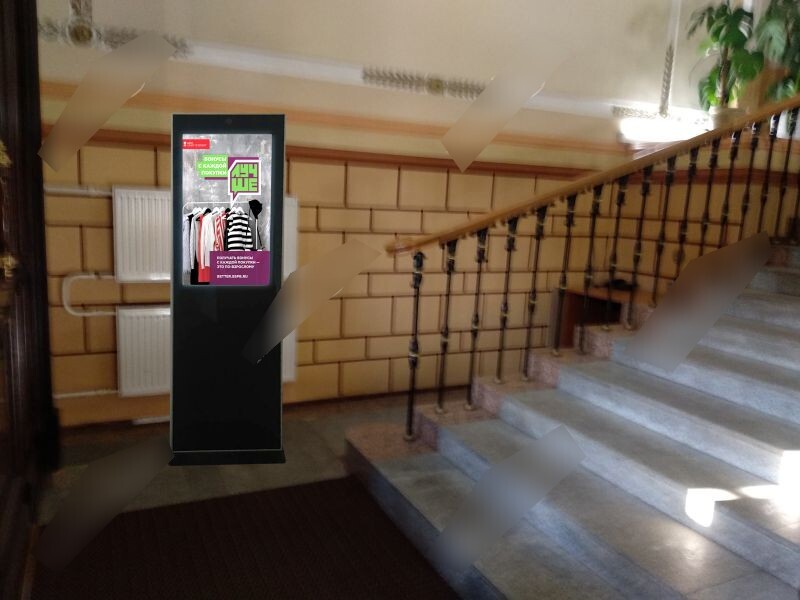 Фотография рекламного носителя, тип: Видеоэкран, адрес: Бизнес-центр «Звенигородская, 22», Звенигородская ул., д.22, Санкт-Петербург, Россия. Сторона/вариант №828006