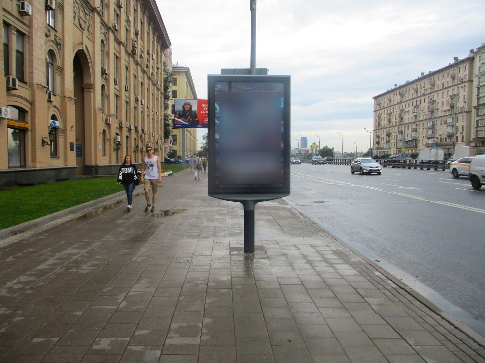 Фотография рекламного носителя, тип: Ситиформат 1.8x1.2, адрес: Мира пр-т., д.106, Москва, Россия. Сторона В №1055791