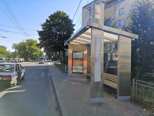 Фотография рекламного носителя, тип: Остановка, адрес: Союзный пр-т., ост. Союзный пр-т., поз.1, Нижний Новгород, Нижегородская область, Россия. Сторона A1-А10 №872361