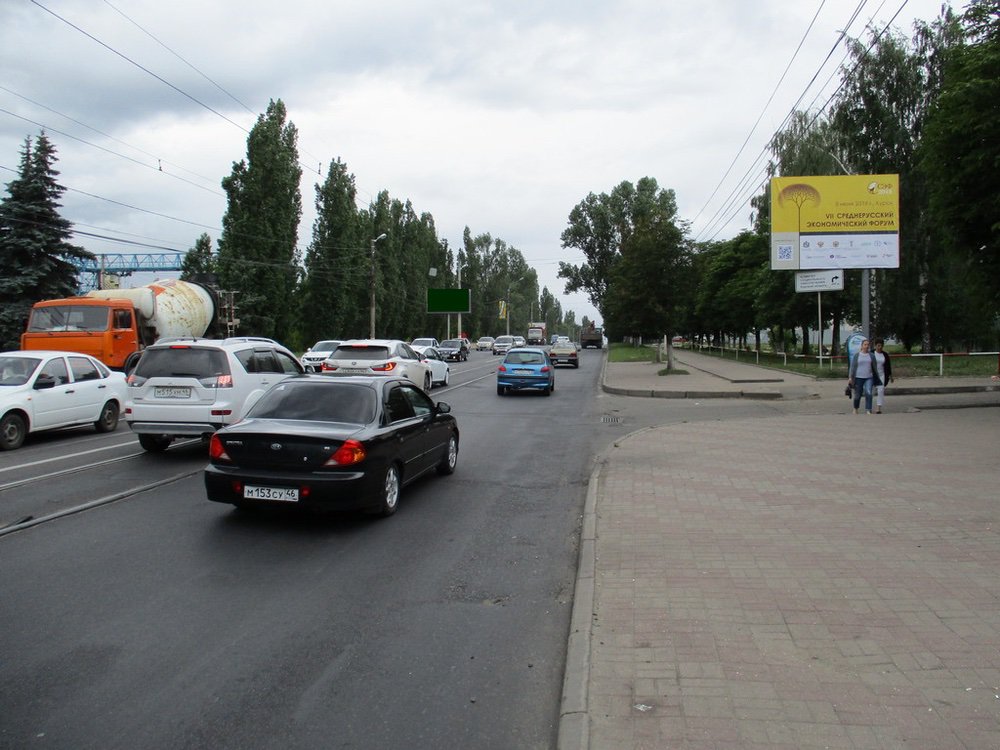 Фотография рекламного носителя, тип: Ситиборд 2.7x3.7, адрес: Сумская ул., д.5, н-в, Курск, Курская область, Россия. Сторона A №716342