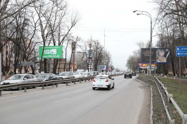 Фотография рекламного носителя, тип: Билборд 3x6, адрес: Октябрьский пр-т., д.407, Люберцы, Московская область, Россия. Сторона B №440631