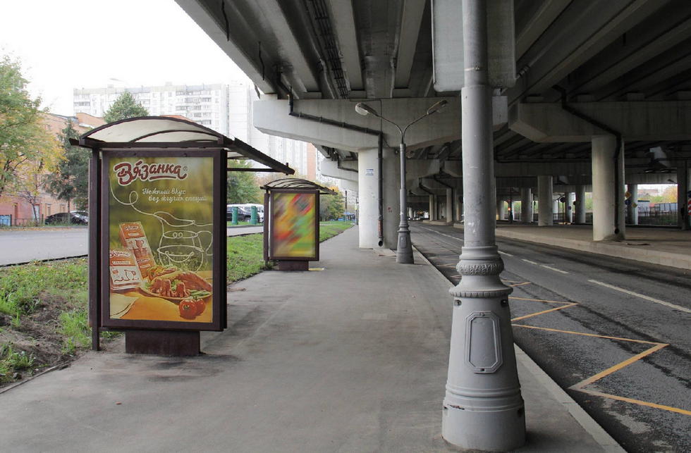 Фотография рекламного носителя, тип: Остановка 1.8x1.2, адрес: Зеленоградская ул., д.15, поз.2, Москва, Россия. Сторона Б №938979