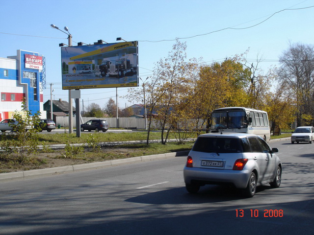 Фотография рекламного носителя, тип: Билборд 3x6, адрес: Шелеста ул., Хабаровск, Хабаровский край, Россия. Сторона B №482320