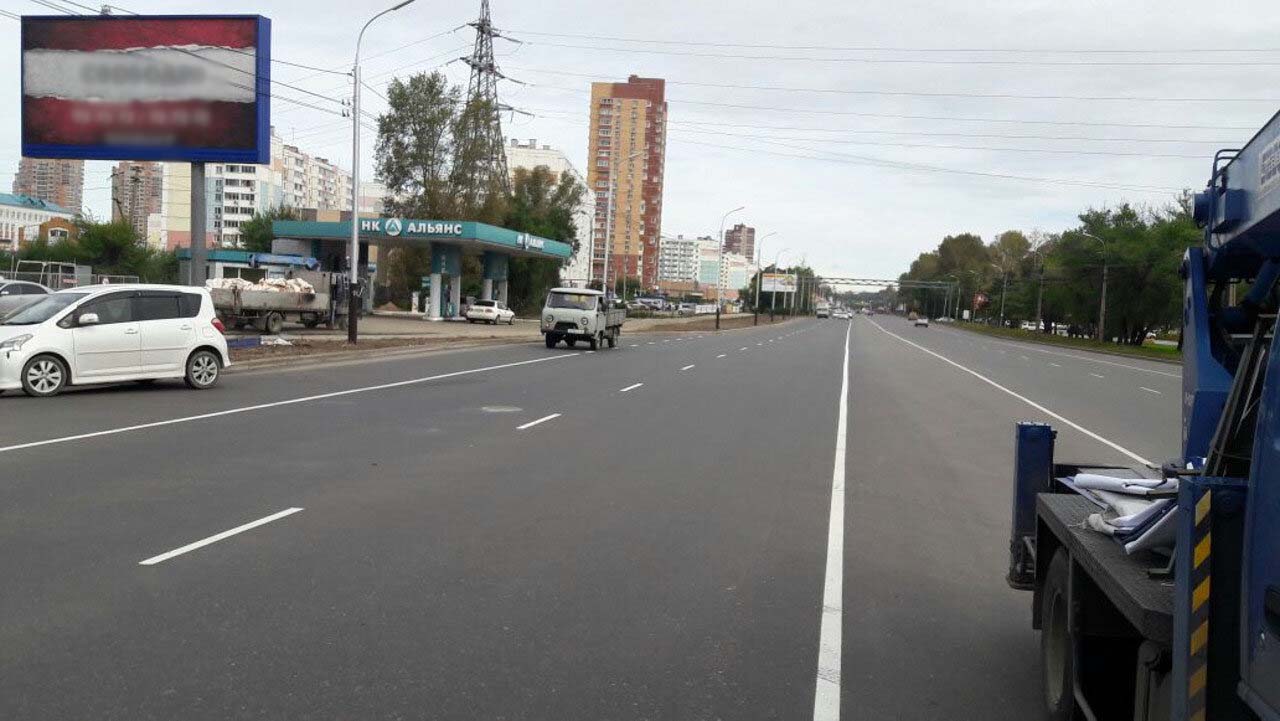 Фотография рекламного носителя, тип: Билборд 3x6, адрес: Краснореченская ул., д.151, Хабаровск, Хабаровский край, Россия. Сторона Б №971390