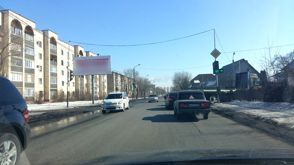 Фотография рекламного носителя, тип: Билборд 3x6, адрес: Шевченко ул., д.42 Х Расковой ул., Оренбург, Оренбургская область, Россия. Сторона Б №958125