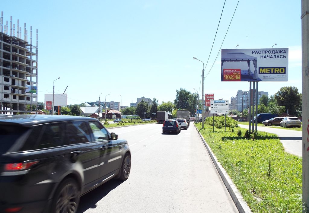 Фотография рекламного носителя, тип: Билборд 3x6, адрес: Большая Воробьевская ул., д.26, Иваново, Ивановская область, Россия. Сторона А №569038