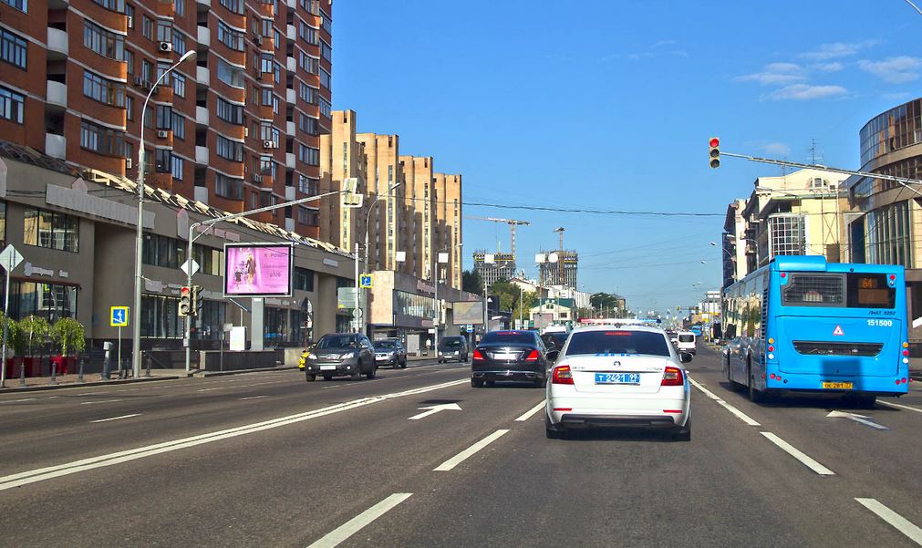 Фотография рекламного носителя, тип: Видеоэкран, адрес: Красная пресня ул., д.21, Москва, Россия. Сторона B1-B5 №789363