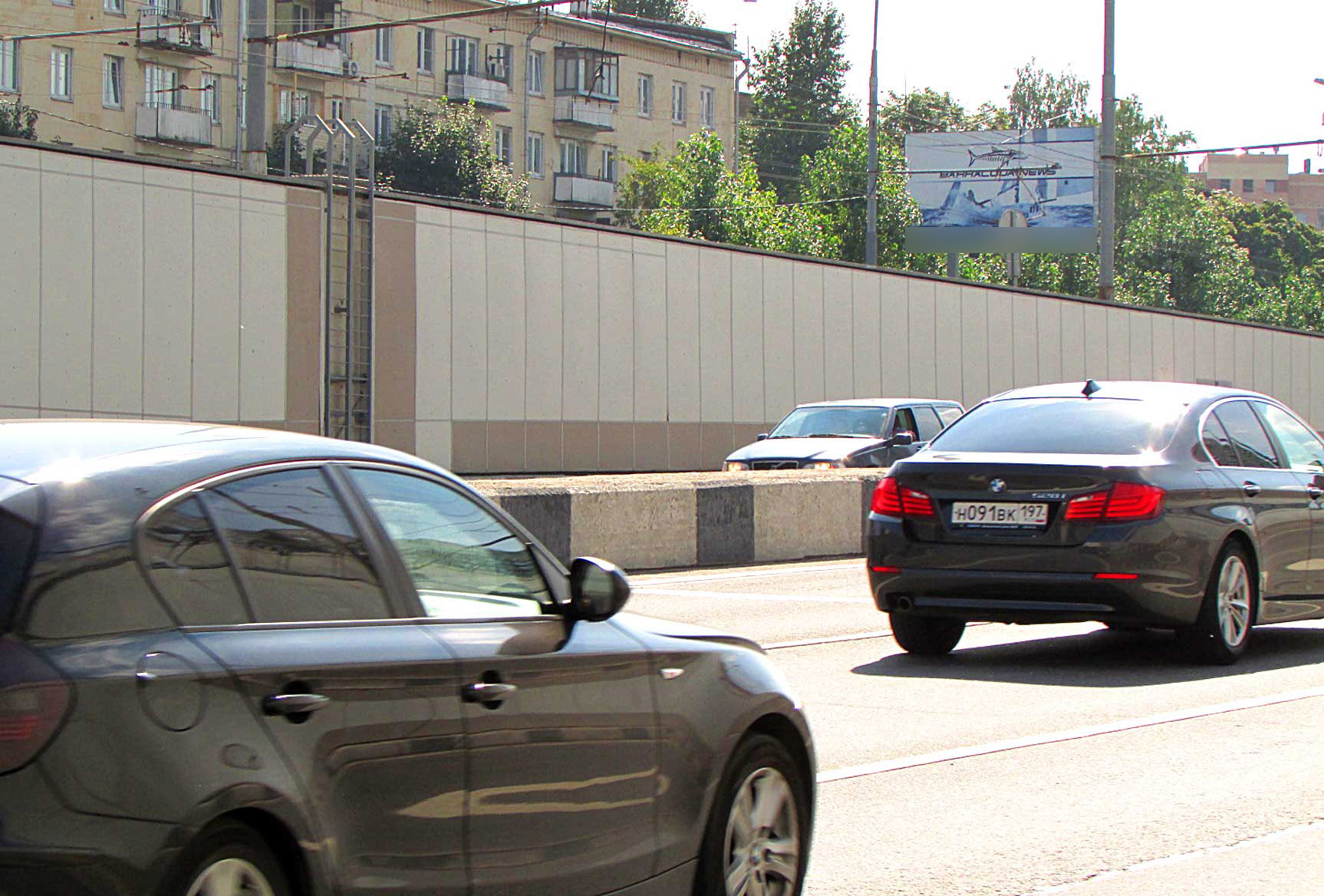 Фотография рекламного носителя, тип: Билборд 3x6, адрес: Народного Ополчения ул., д.12, корп.1, Москва, Россия. Сторона B №599722