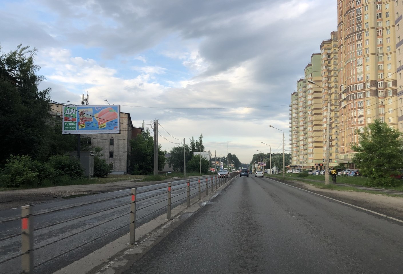 Фотография рекламного носителя, тип: Билборд 3x6, адрес: Северное ш., перед въездом в ГСК Янтарь-2, Раменское, Московская область, Россия. Сторона Б №351921