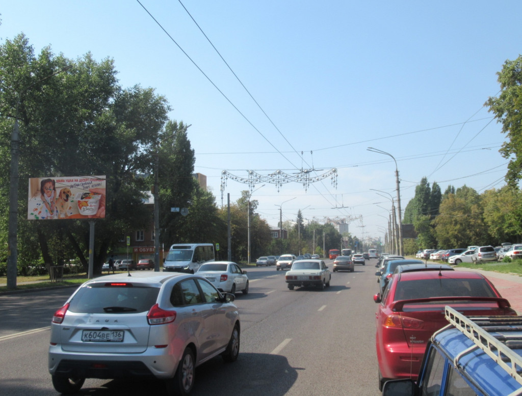 Фотография рекламного носителя, тип: Билборд 3x6, адрес: Ворошилова ул., д.11 Х К.Либкнехта ул., Воронеж, Воронежская область, Россия. Сторона Б №946396