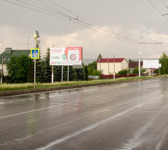 Фотография рекламного носителя, тип: Билборд 3x6, адрес: Альметьевск г., Герцена ул. Х Тургенева ул., поз.2, Альметьевск, Республика Татарстан, Россия. Сторона B №685629