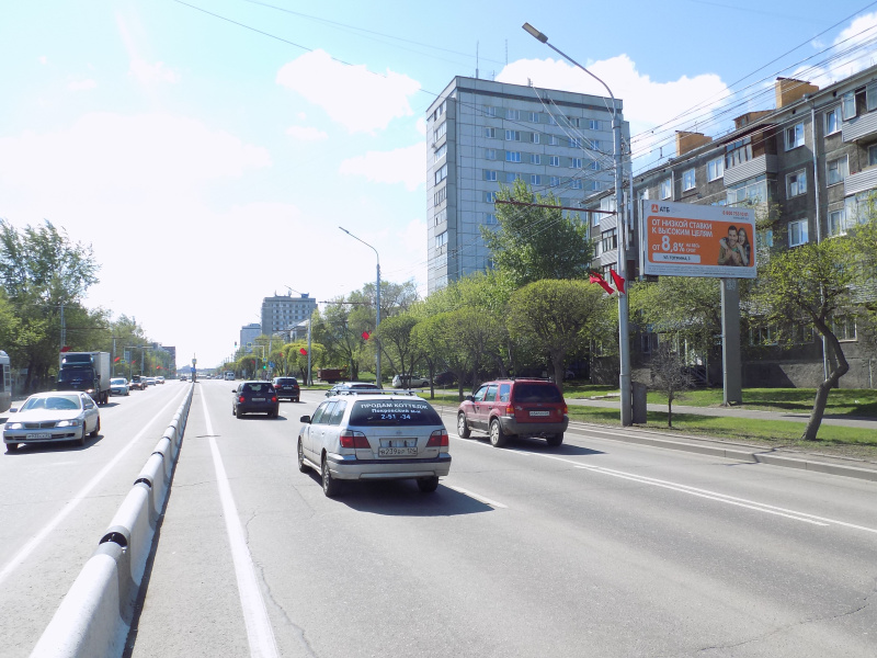 Фотография рекламного носителя, тип: Билборд 3x6, адрес: Тотмина ул., д.21, Красноярск, Красноярский край, Россия. Сторона А №758103