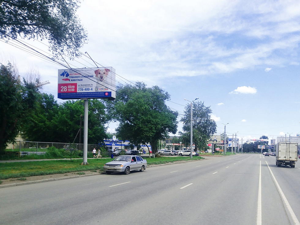 Фотография рекламного носителя, тип: Билборд 3x6, адрес: Труда ул., напротив д.167, Челябинск, Челябинская область, Россия. Сторона B №742959