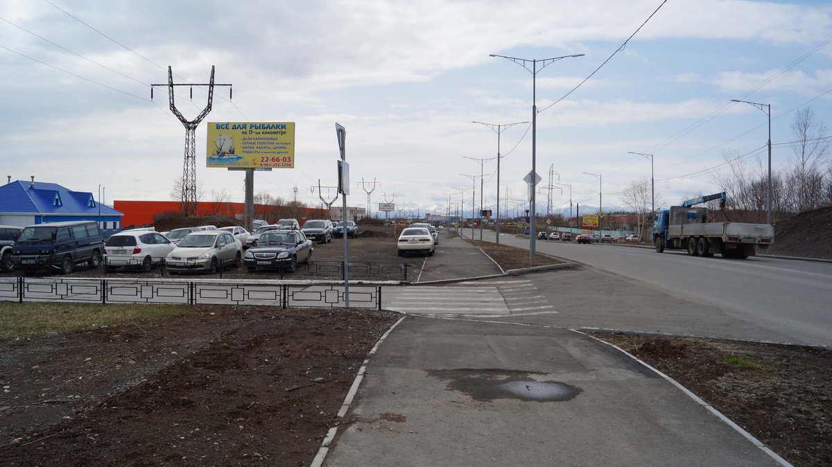 Фотография рекламного носителя, тип: Билборд 3x6, адрес: Вулканная ул., д.49, Петропавловск-Камчатский, Камчатский край, Россия. Сторона Б №777469