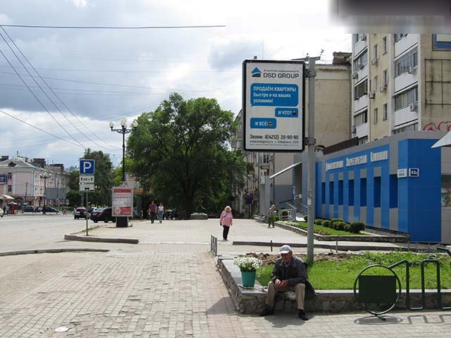 Фотография рекламного носителя, тип: Ситиформат 1.8x1.2, адрес: Ленина ул., д.47, Хабаровск, Хабаровский край, Россия. Сторона А №645660