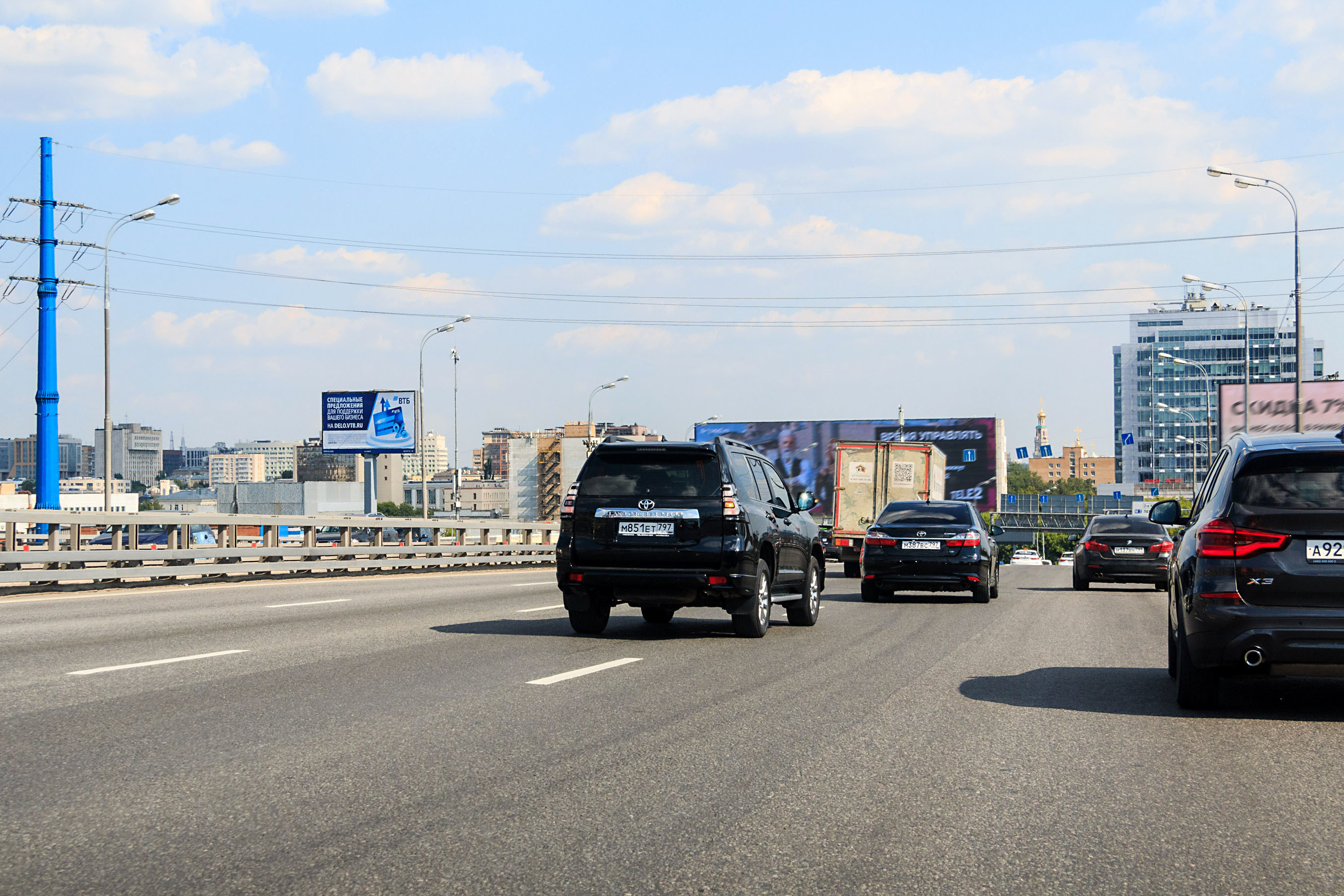 Фотография рекламного носителя, тип: Билборд 3x6, адрес: ТТК, Запад Х Кутузовский пр-т., Москва, Россия. Сторона Б1 №639035
