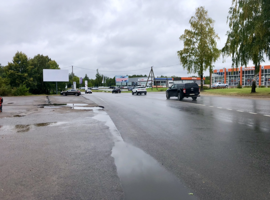 Фотография рекламного носителя, тип: Билборд 3x6, адрес: Краснинское ш., д.39, Смоленск, Смоленская область, Россия. Сторона Б №1001646