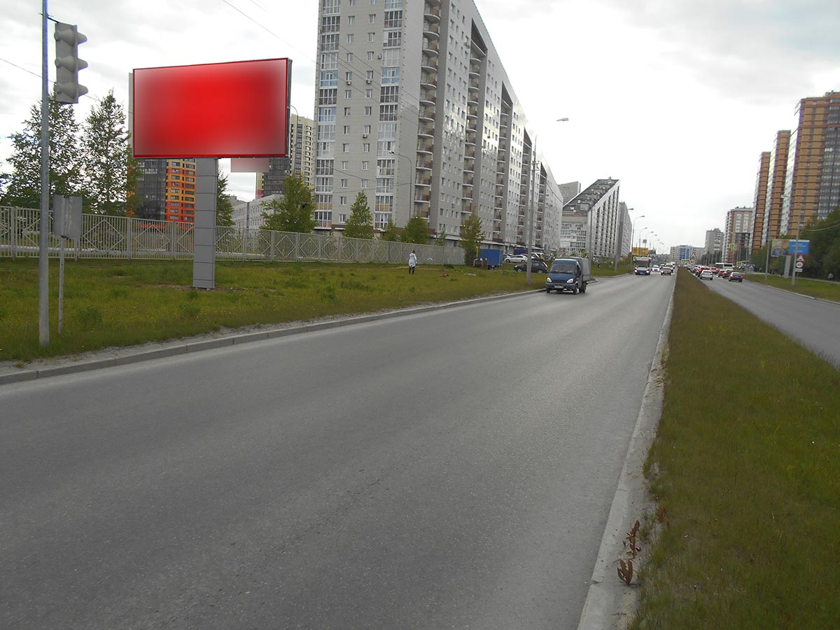 Фотография рекламного носителя, тип: Билборд 3x6, адрес: Крылова ул., д.40, Сургут, Ханты-Мансийский автономный округ – Югра, Россия. Сторона Б №959925