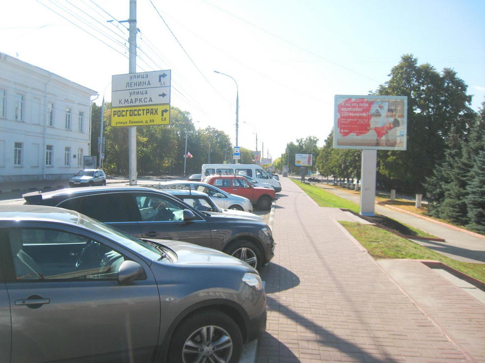 Фотография рекламного носителя, тип: Ситиборд 2.7x3.7, адрес: Спасская ул., д.15, Ульяновск, Ульяновская область, Россия. Сторона A1-A6 №690694
