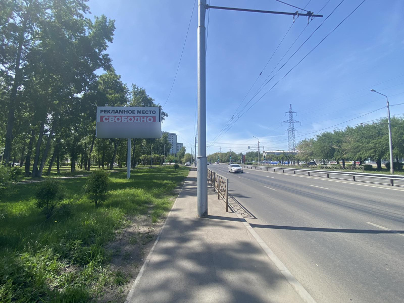 Фотография рекламного носителя, тип: Билборд 3x6, адрес: Металлургов пр-т., д.5, Красноярск, Красноярский край, Россия. Сторона Б №758090