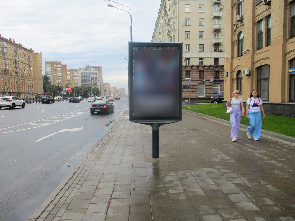 Фотография рекламного носителя, тип: Ситиформат 1.8x1.2, адрес: Мира пр-т., д.106, Москва, Россия. Сторона A №1055790