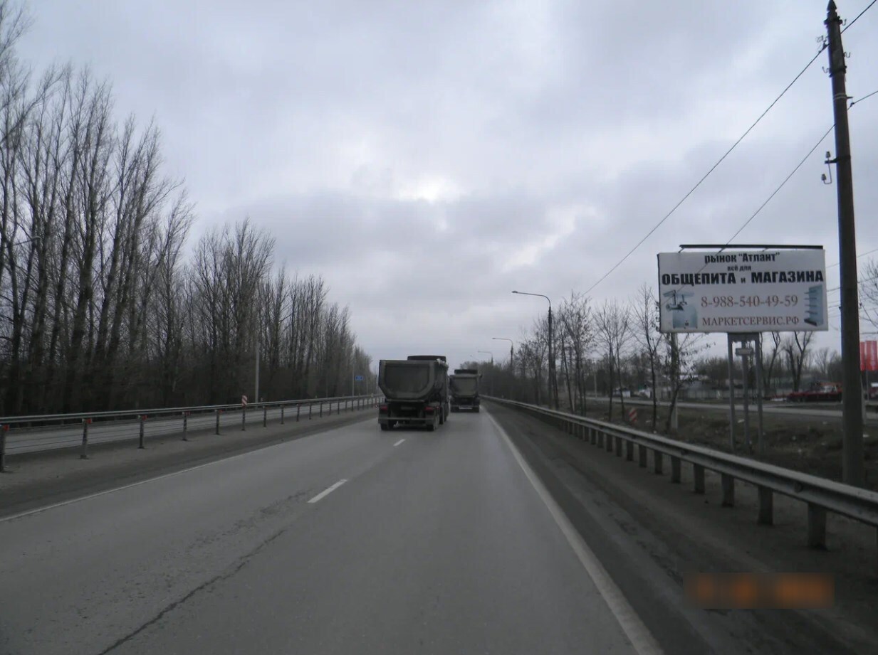 Фотография рекламного носителя, тип: Билборд 3x6, адрес: Южный подъезд а/д, 13 965м, Ростов-на-Дону, Ростовская область, Россия. Сторона А №622099