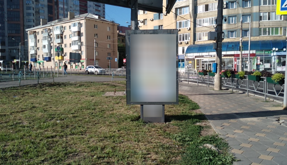 Фотография рекламного носителя, тип: Пилон, адрес: Полевая ул. - пр. Ленина, до перекрестка, в город, Самара, Самарская область, Россия. Сторона В №1080585
