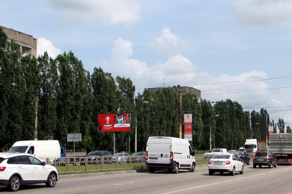 Фотография рекламного носителя, тип: Билборд 3x6, адрес: Остужева ул., д.7, Воронеж, Воронежская область, Россия. Сторона Б №471404