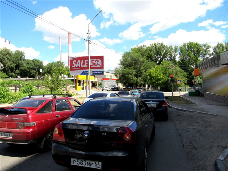 Фотография рекламного носителя, тип: Билборд 3x6, адрес: Лунная ул., д. Х.Одесская ул., Саратов, Саратовская область, Россия. Сторона Б №819212